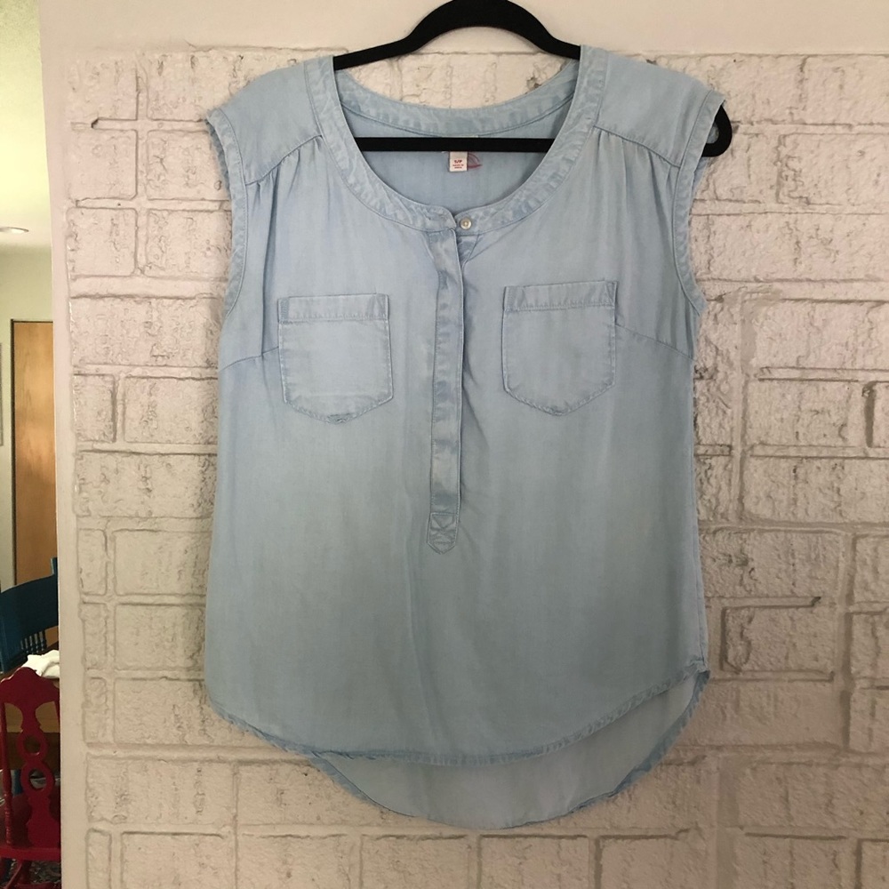 Merona Chambray Shell